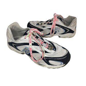 New Balance 730 White Navy Walking Shoes Sz 8.5